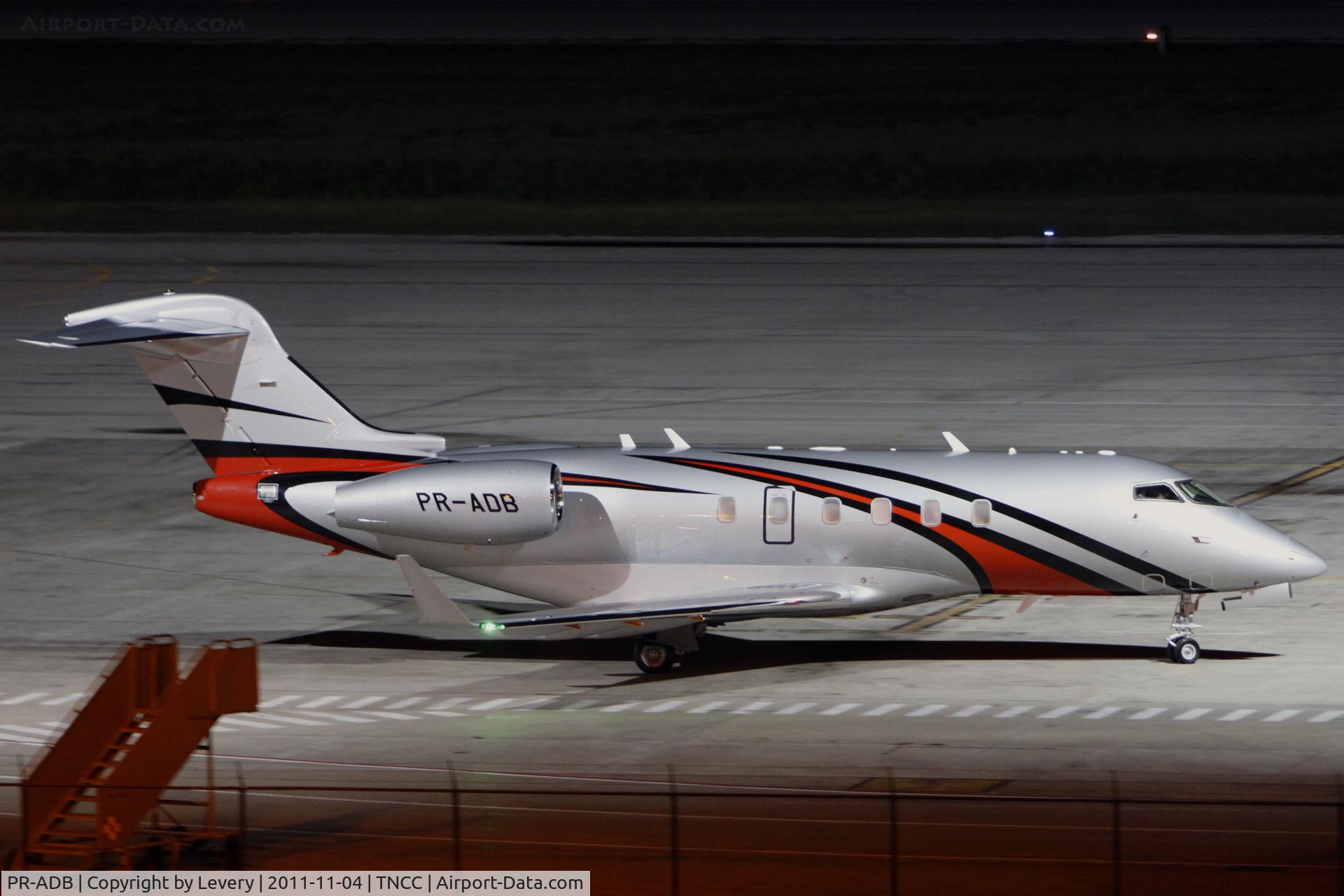 PR-ADB, 2011 Bombardier Challenger 300 (BD-100-1A10) C/N 20325, Early morning fuel stop.