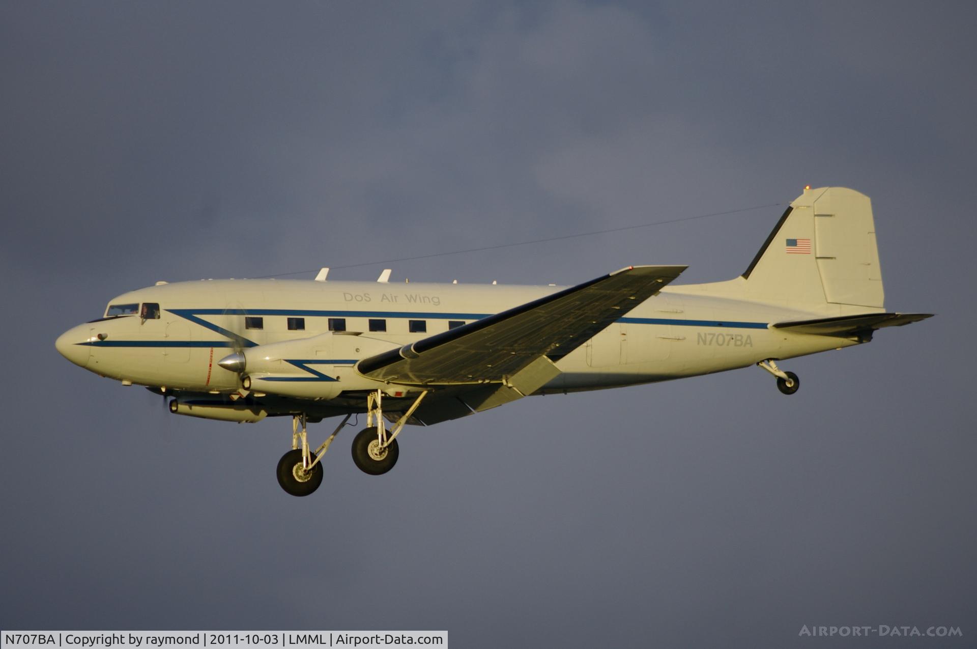 N707BA, 1945 Douglas DC3C-S1C3G (C-47B) C/N 16298 (44-76714), DC3 N707BA US Department of State.