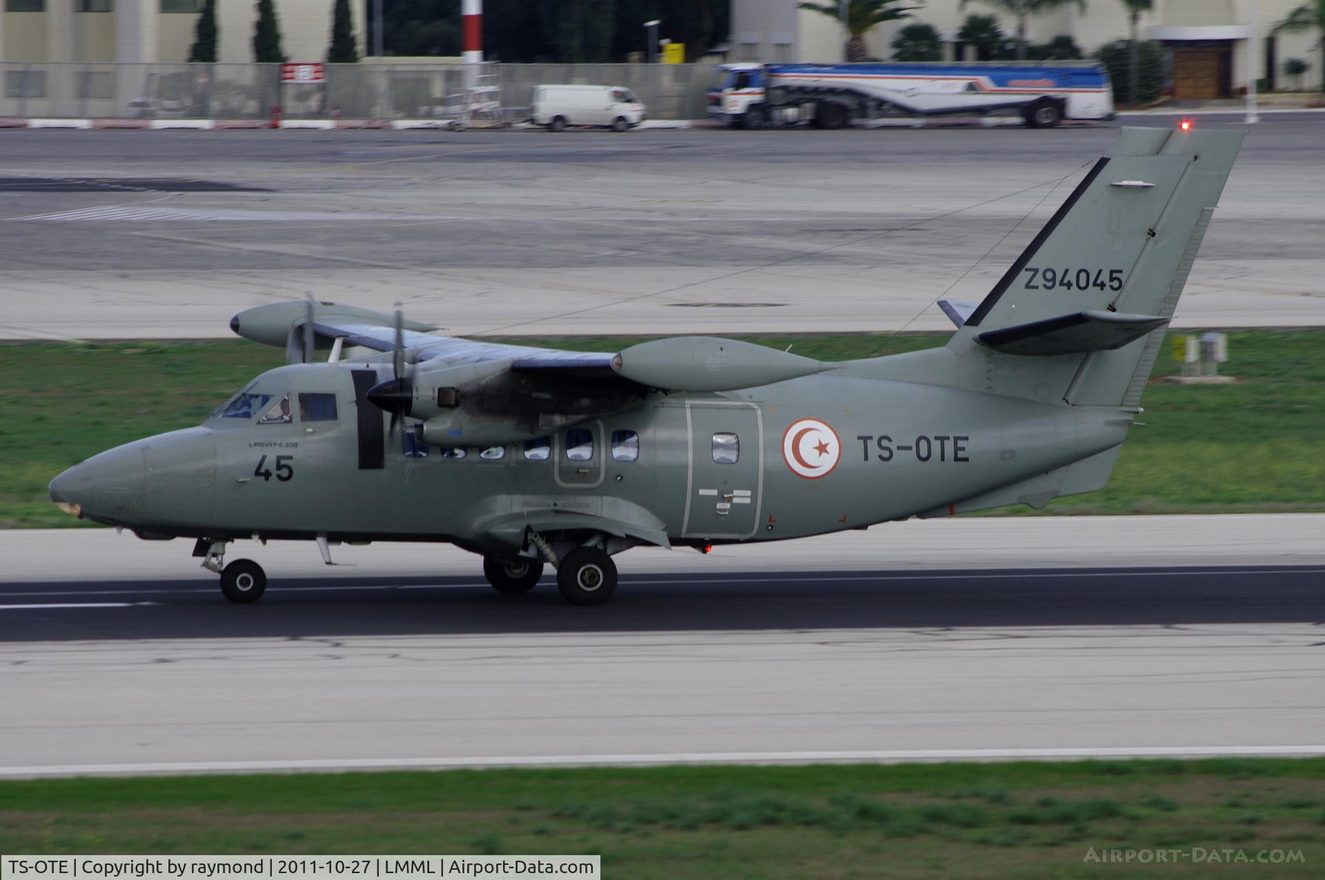 TS-OTE, 1994 Let L-410UVP-E Turbolet C/N 942707, Let410 Z94045 (TS-OTE) Tunisian Air Force