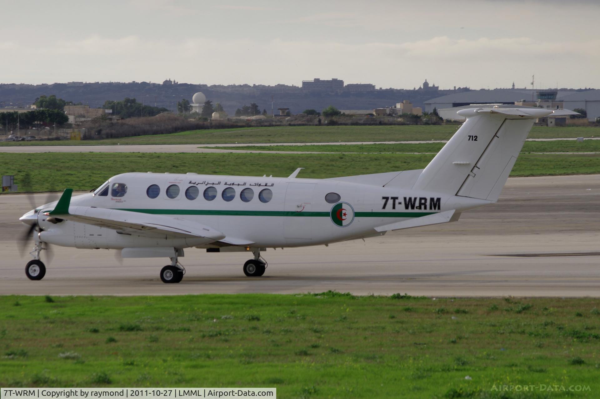 7T-WRM, 2010 Hawker Beechcraft 350 King Air (B300) C/N FL-712, Beechcraft 7T-WRM/712 Algerian Air Force.