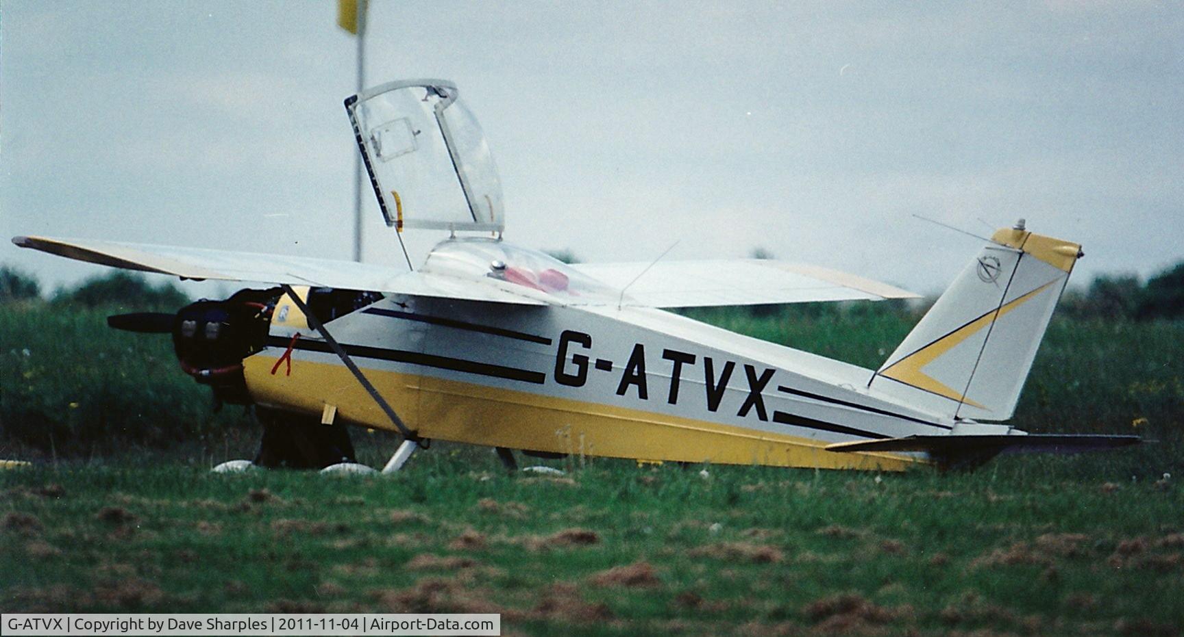 G-ATVX, 1966 Bolkow Bo-208C Junior C/N 615, Leavesden Aerodrome early 1990's !