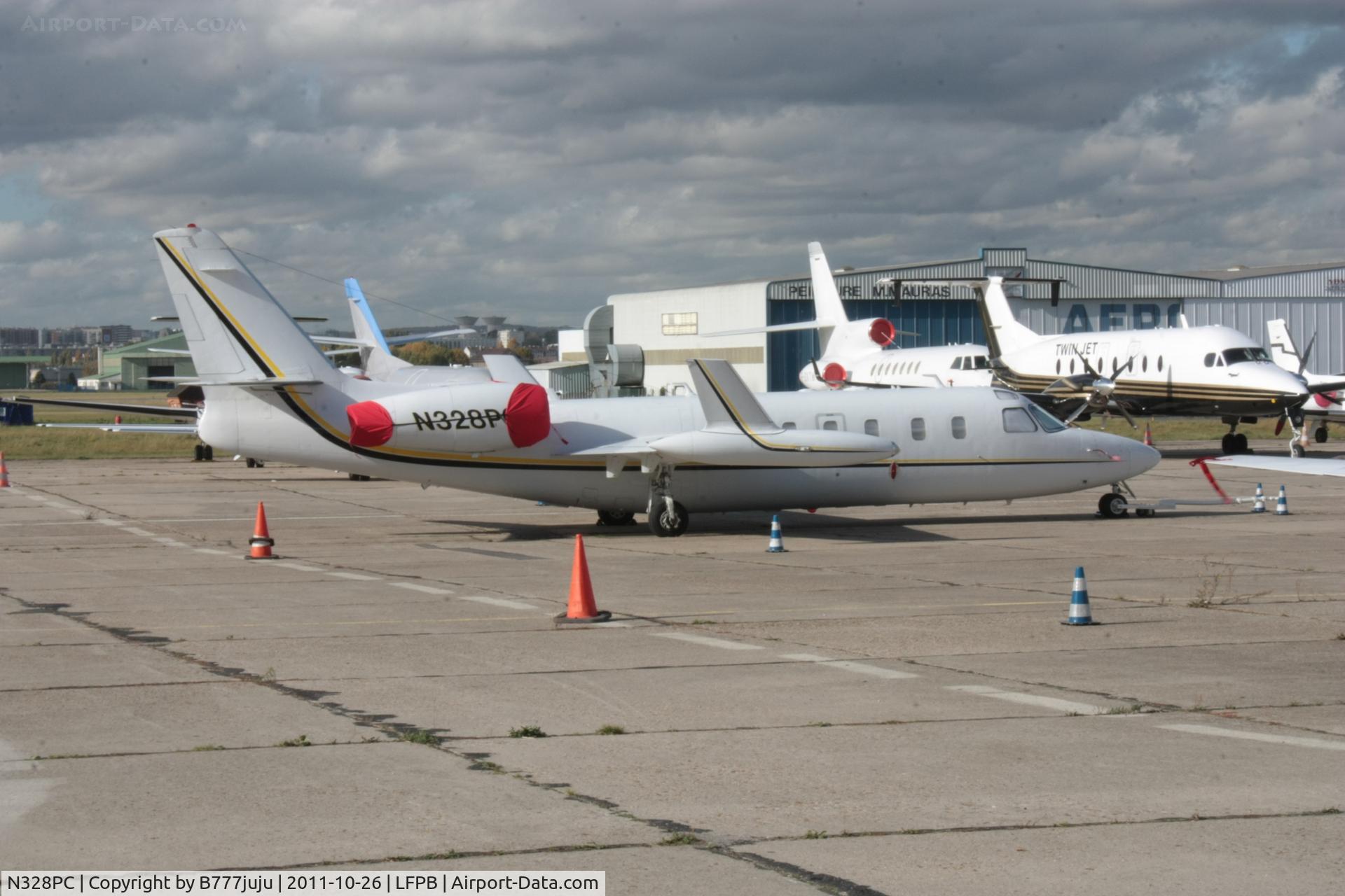 N328PC, 1981 Israel Aircraft Industries 1124A C/N 328, on transit at Le Bourget