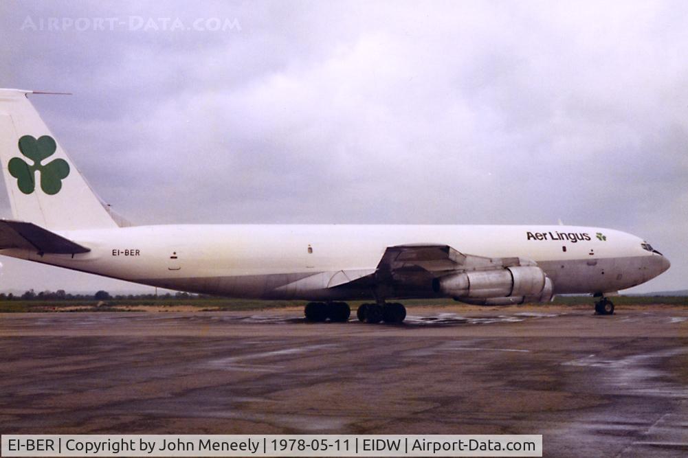 EI-BER, 1967 Boeing 707-331C C/N 19212, ex-TWA N5771T - operated briefly by Aer Lingus during 1978.