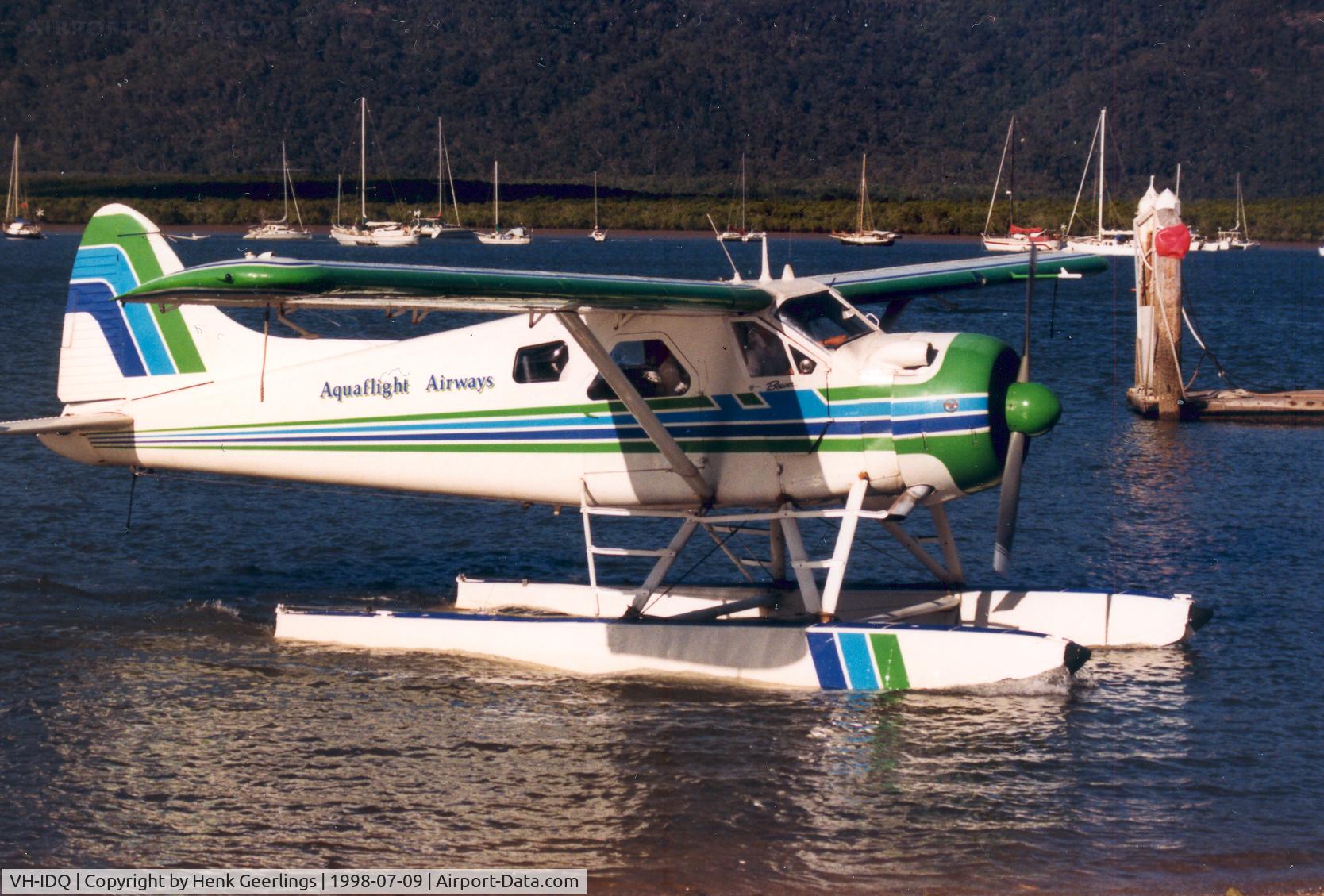 VH-IDQ, 1964 De Havilland Canada DHC-2 Beaver Mk.1 C/N 1555, Aquaflight Airways - Cairns Seaplane Base