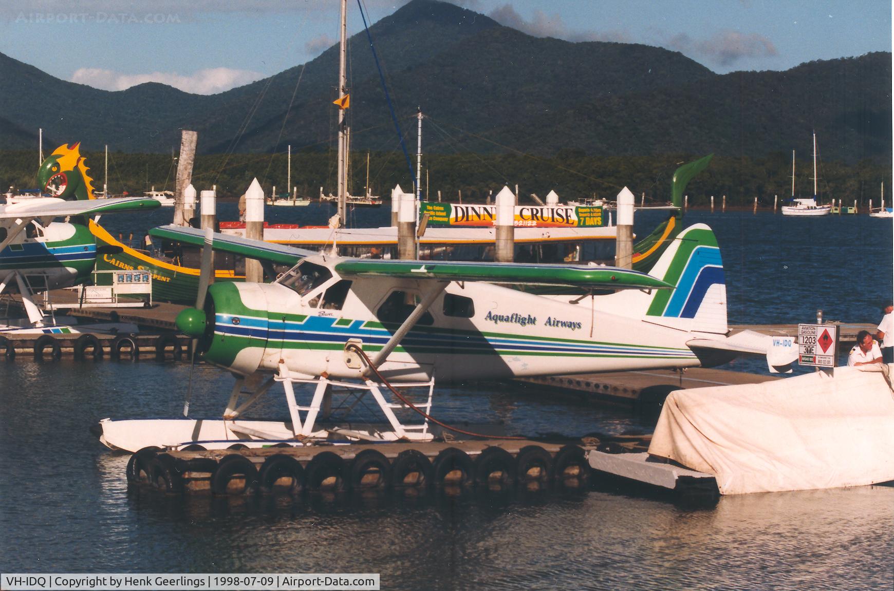 VH-IDQ, 1964 De Havilland Canada DHC-2 Beaver Mk.1 C/N 1555, Aquaflight Airways , Cairns Seaplane Base