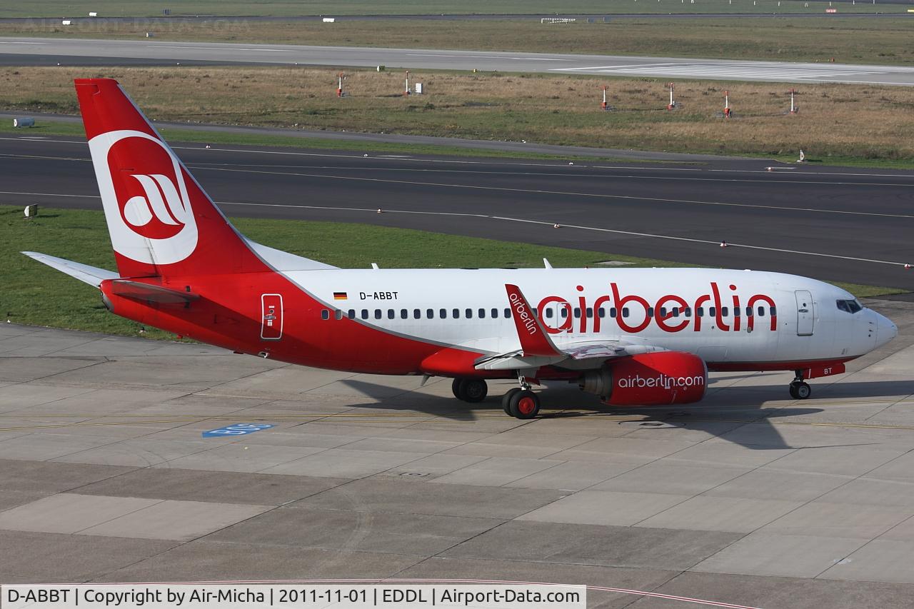 D-ABBT, 2001 Boeing 737-76N C/N 32582, Air Berlin, Boeing 737-76N (WL), CN: 32582/1013