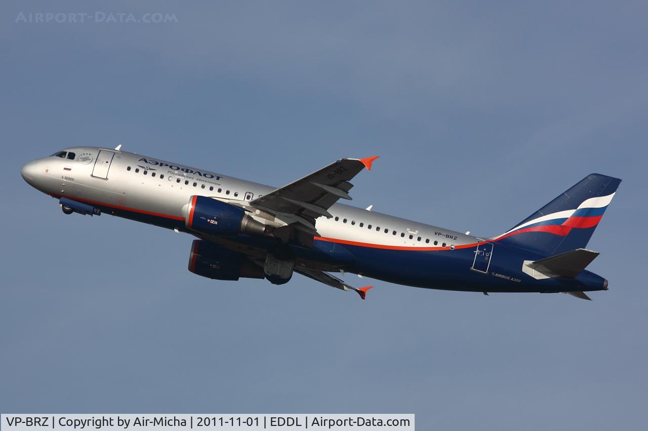 VP-BRZ, 2007 Airbus A320-214 C/N 3157, Aeroflot, Airbus A320-214, CN: 3157, Name: V.Serov