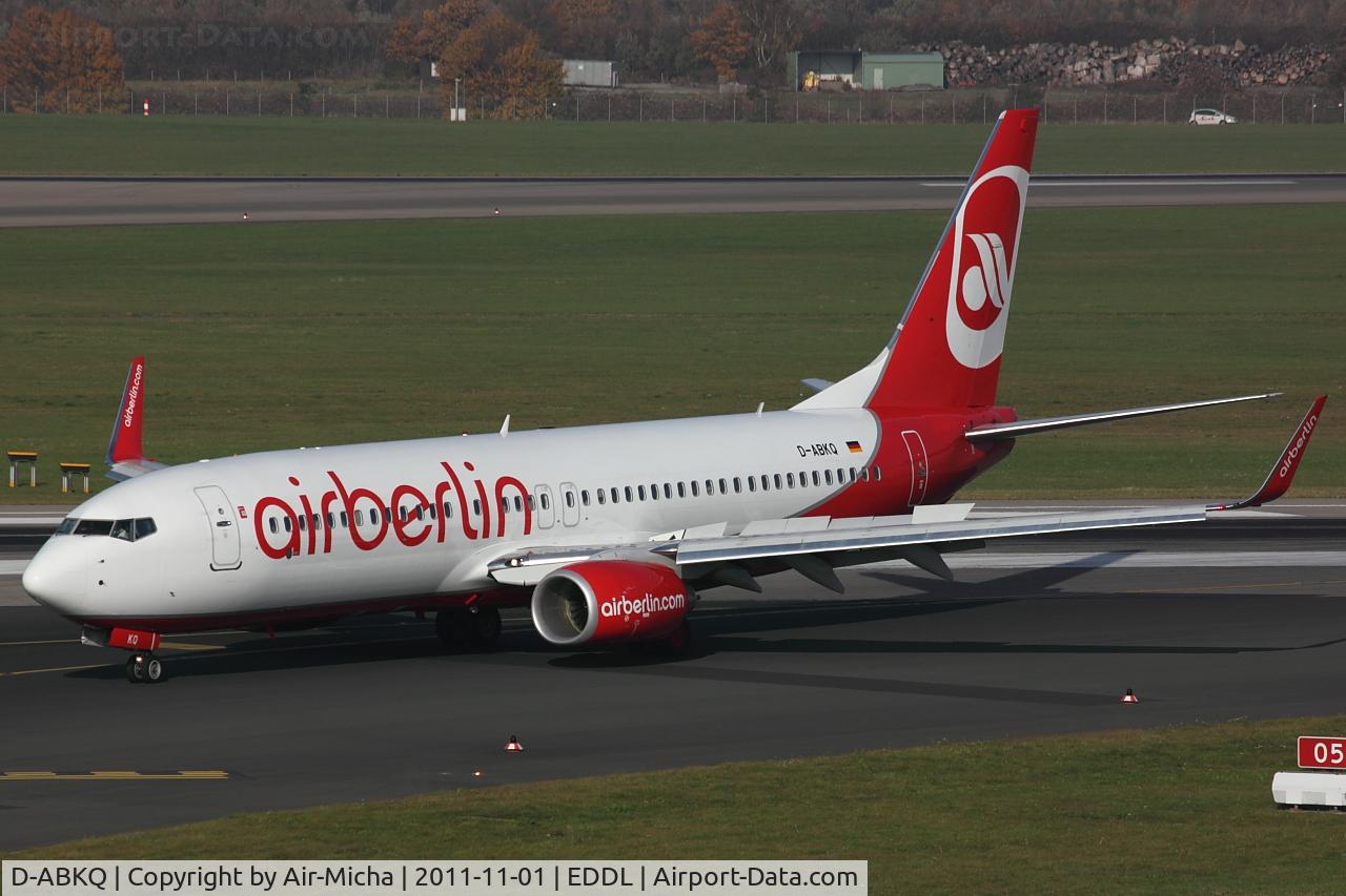 D-ABKQ, 2011 Boeing 737-86J C/N 37760, Air Berlin, Boeing 737-86J (WL), CN: 37760/3545
