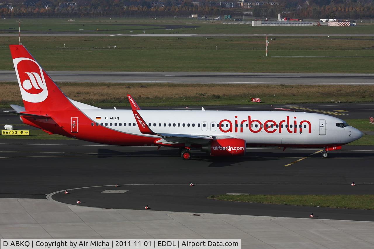 D-ABKQ, 2011 Boeing 737-86J C/N 37760, Air Berlin, Boeing 737-86J (WL), CN: 37760/3545