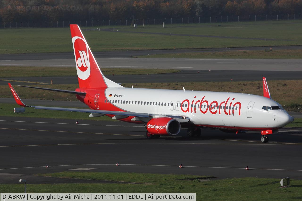D-ABKW, 2011 Boeing 737-86J C/N 36884, Air Berlin, Boeing 737-86J (WL), CN: 36884/3732