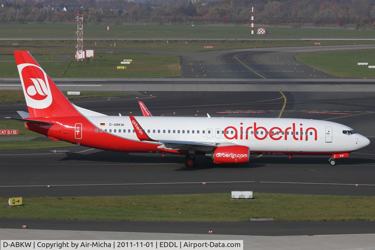 D-ABKW, 2011 Boeing 737-86J C/N 36884, Air Berlin, Boeing 737-86J (WL), CN: 36884/3732
