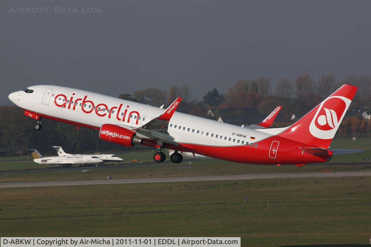 D-ABKW, 2011 Boeing 737-86J C/N 36884, Air Berlin, Boeing 737-86J (WL), CN: 36884/3732