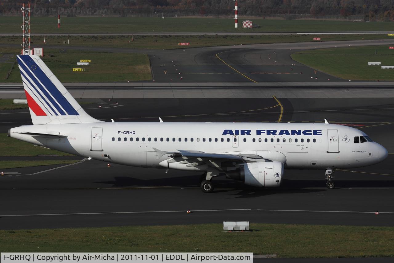 F-GRHQ, 2000 Airbus A319-111 C/N 1404, Air France, Airbus A319-111, CN: 1404