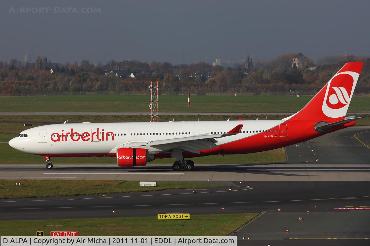 D-ALPA, 2001 Airbus A330-223 C/N 403, Air Berlin, Airbus A330-223, CN: 0403