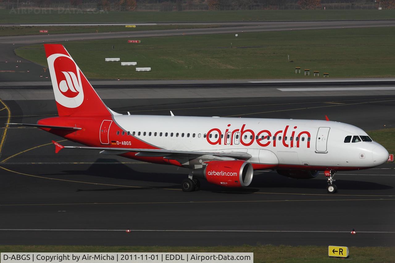 D-ABGS, 2009 Airbus A319-112 C/N 3865, Air Berlin, Airbus A319-112, CN: 3865