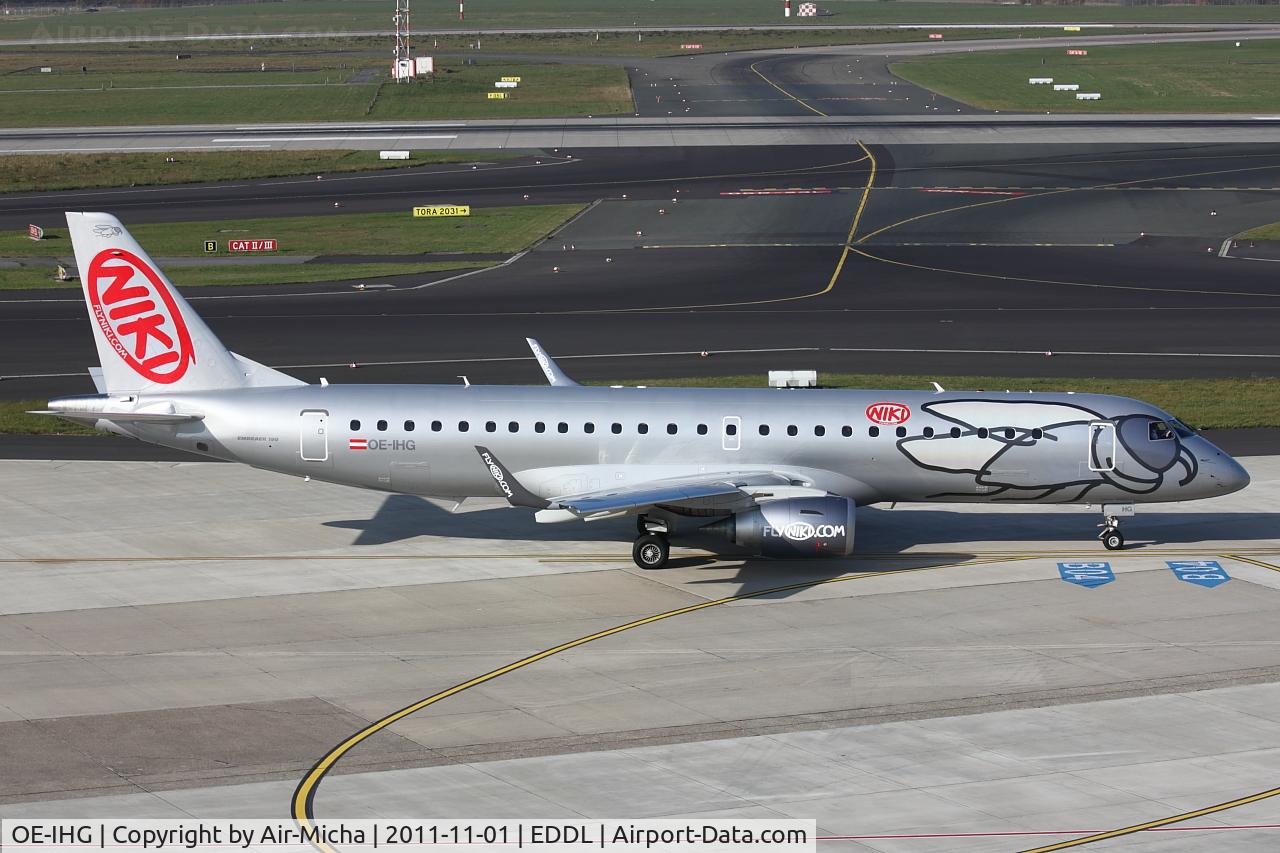OE-IHG, 2011 Embraer 190LR (ERJ-190-100LR) C/N 19000435, Niki, Embraer ERJ-190-100LR, CN: 19000435, Name: Tango