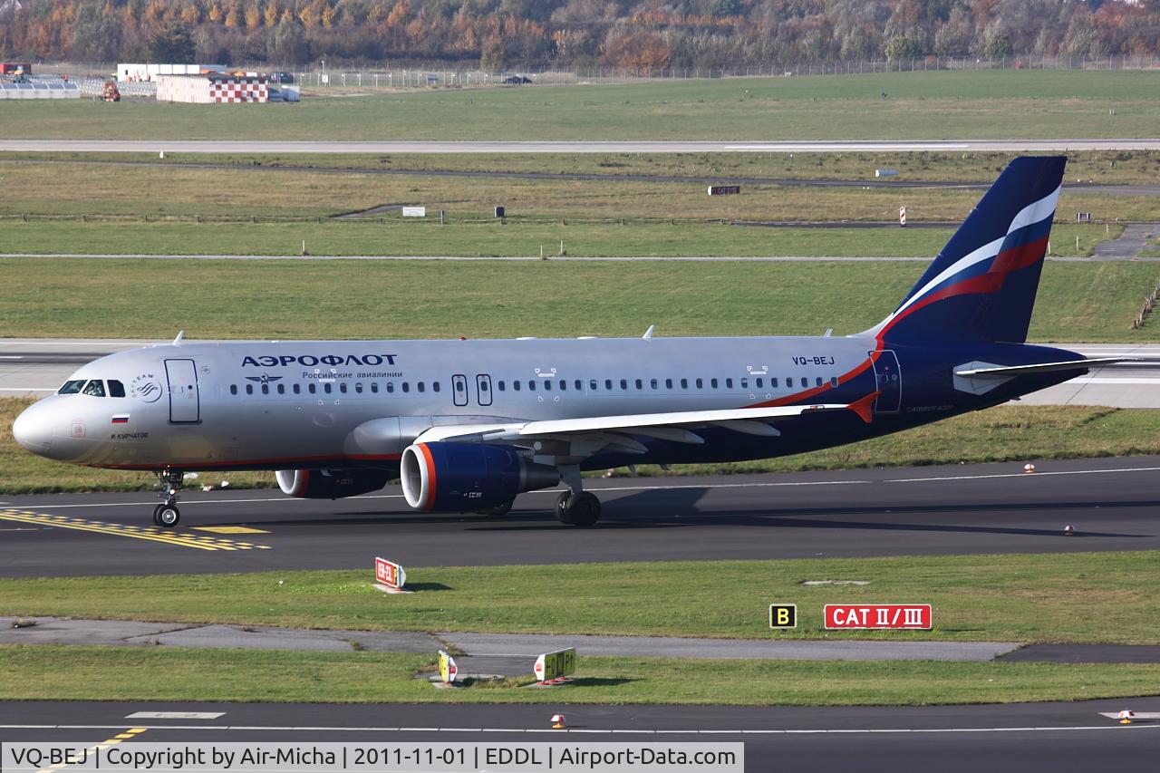 VQ-BEJ, 2010 Airbus A320-214 C/N 4160, Aeroflot, Airbus A320-214, CN: 4160, Name: I.Kurchatov