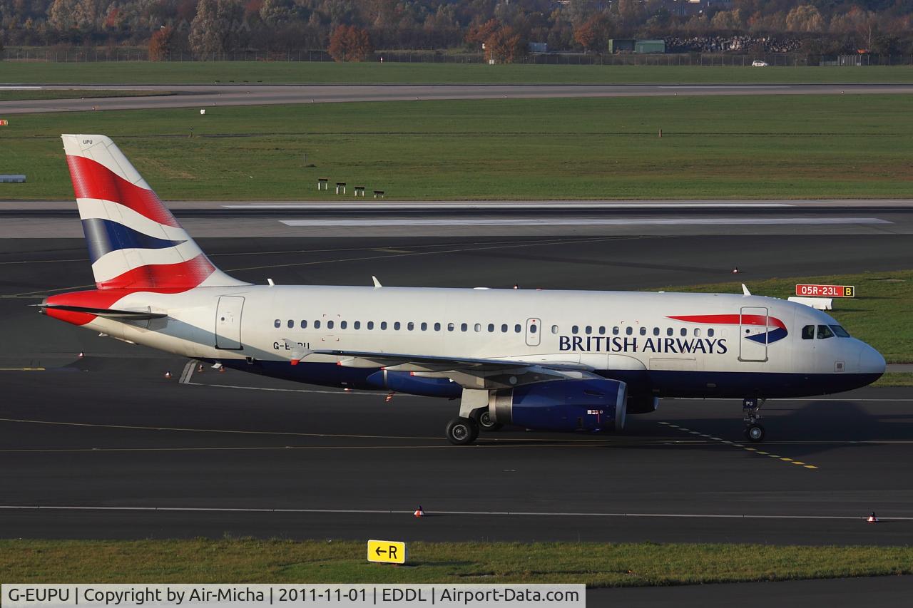 G-EUPU, 2000 Airbus A319-131 C/N 1384, British Airways, Airbus A319-131, CN: 1384