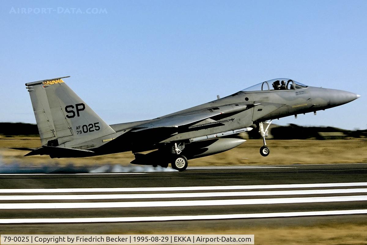 79-0025, 1980 McDonnell Douglas F-15C Eagle C/N 0557/C094, touchdown