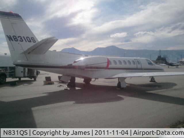 N831QS, 2008 Cessna 560 Citation Encore+ C/N 560-0792, Boulder, CO