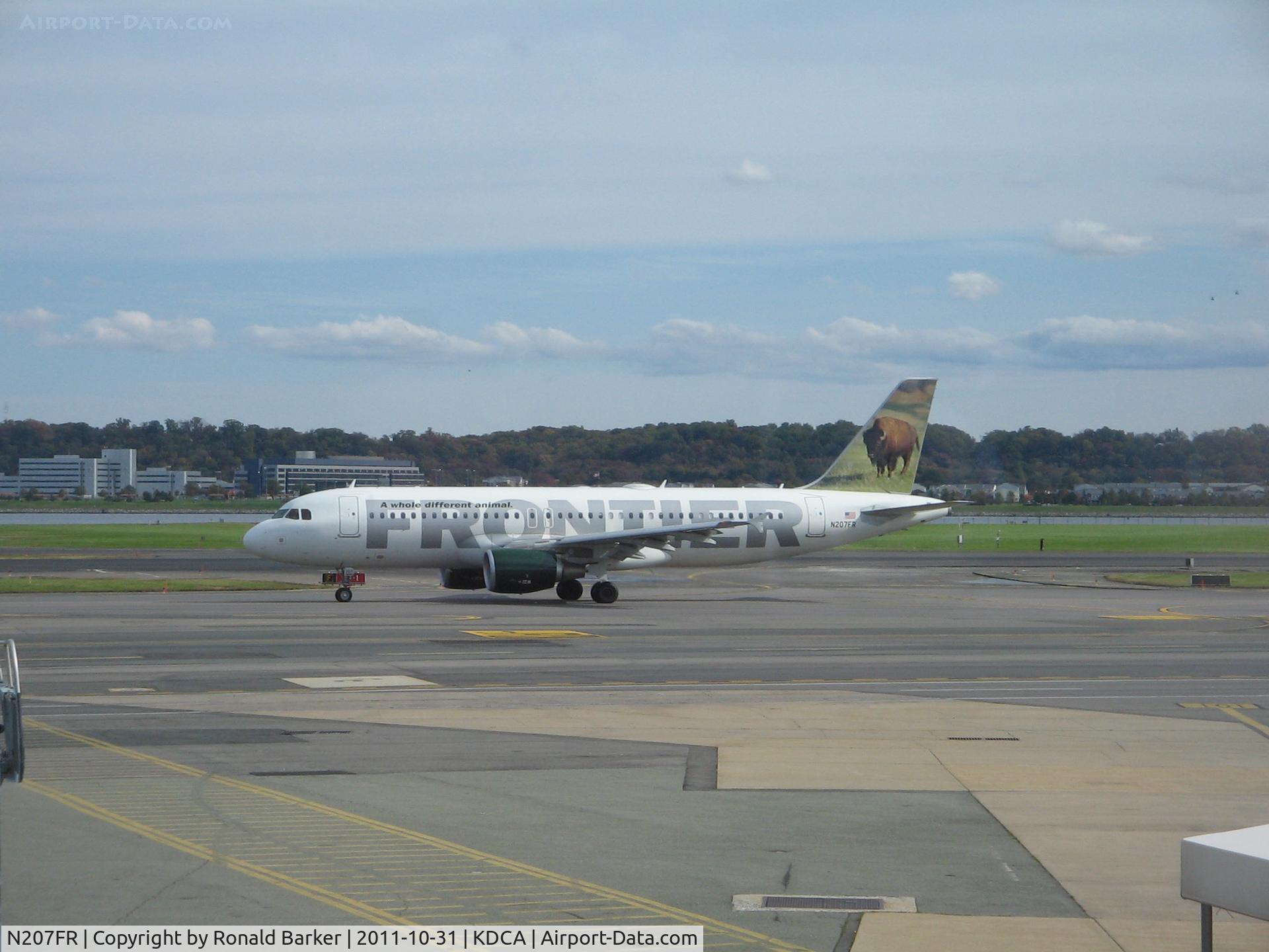 N207FR, 2010 Airbus A320-214 C/N 4307, DCA, VA