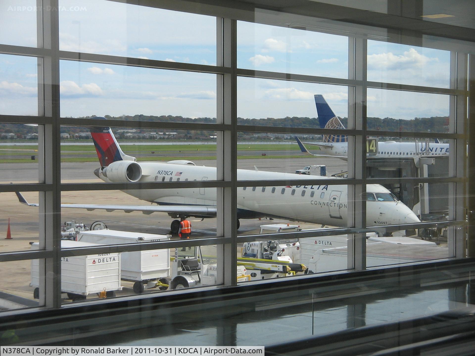 N378CA, 2003 Bombardier CRJ-701 (CL-600-2C10) Regional Jet C/N 10097, DCA, VA
