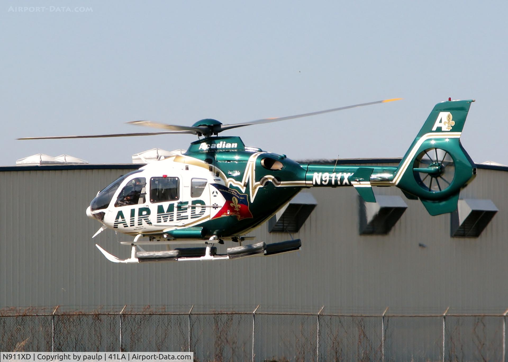 N911XD, 2000 Eurocopter EC-135T-1 C/N 0144, At Metro Aviation / Downtown Shreveport.