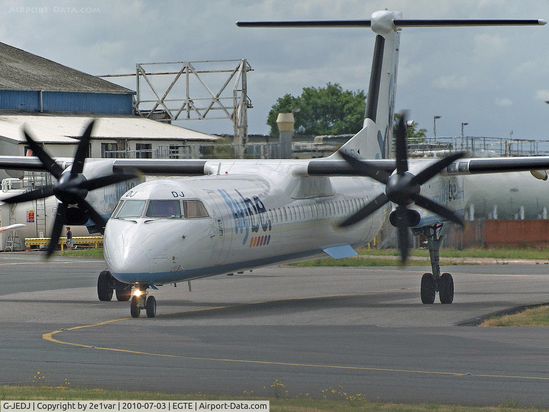 G-JEDJ, 2002 De Havilland Canada DHC-8-402Q Dash 8 C/N 4058, Exeter