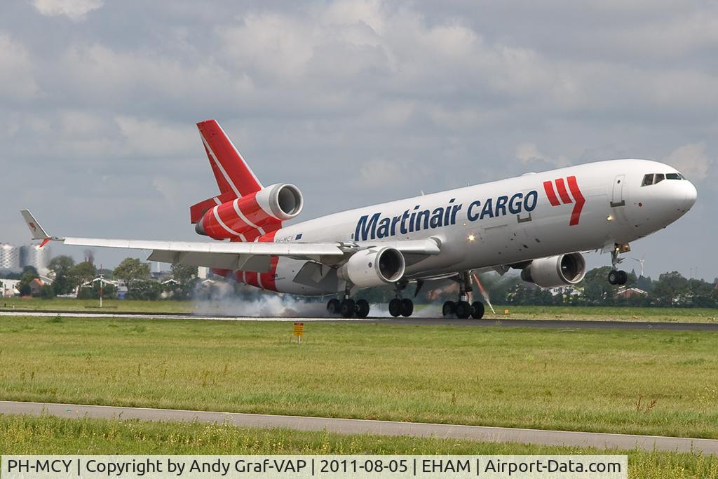 PH-MCY, 1991 McDonnell Douglas MD-11F C/N 48445, Martinair MD11