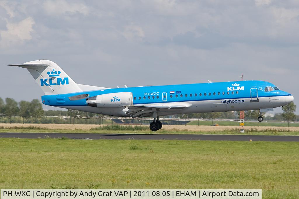 PH-WXC, 1996 Fokker 70 (F-28-0070) C/N 11574, KLM F70