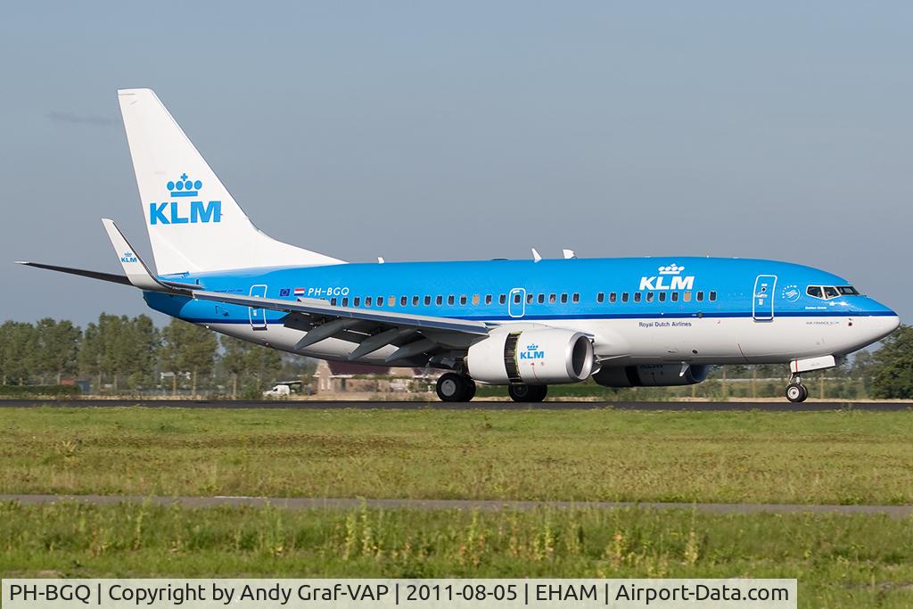 PH-BGQ, 2011 Boeing 737-7K2 C/N 39256, KLM 737-700