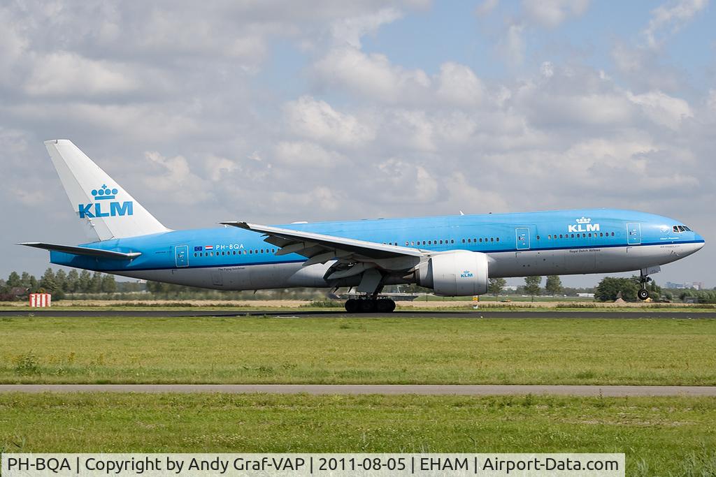 PH-BQA, 2003 Boeing 777-206/ER C/N 33711, KLM 777-200