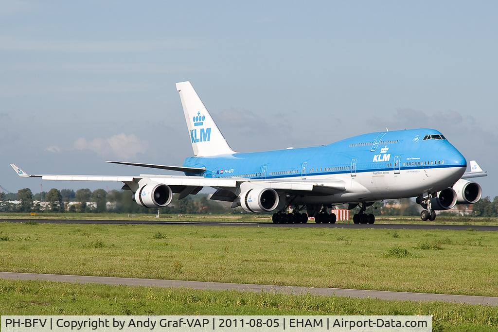 PH-BFV, 1999 Boeing 747-406BC C/N 28460, KLM 747-400