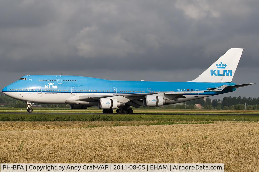 PH-BFA, 1989 Boeing 747-406 C/N 23999, KLM 747-400