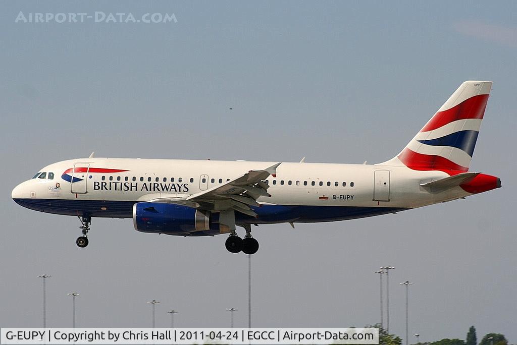 G-EUPY, 2001 Airbus A319-131 C/N 1466, British Airways