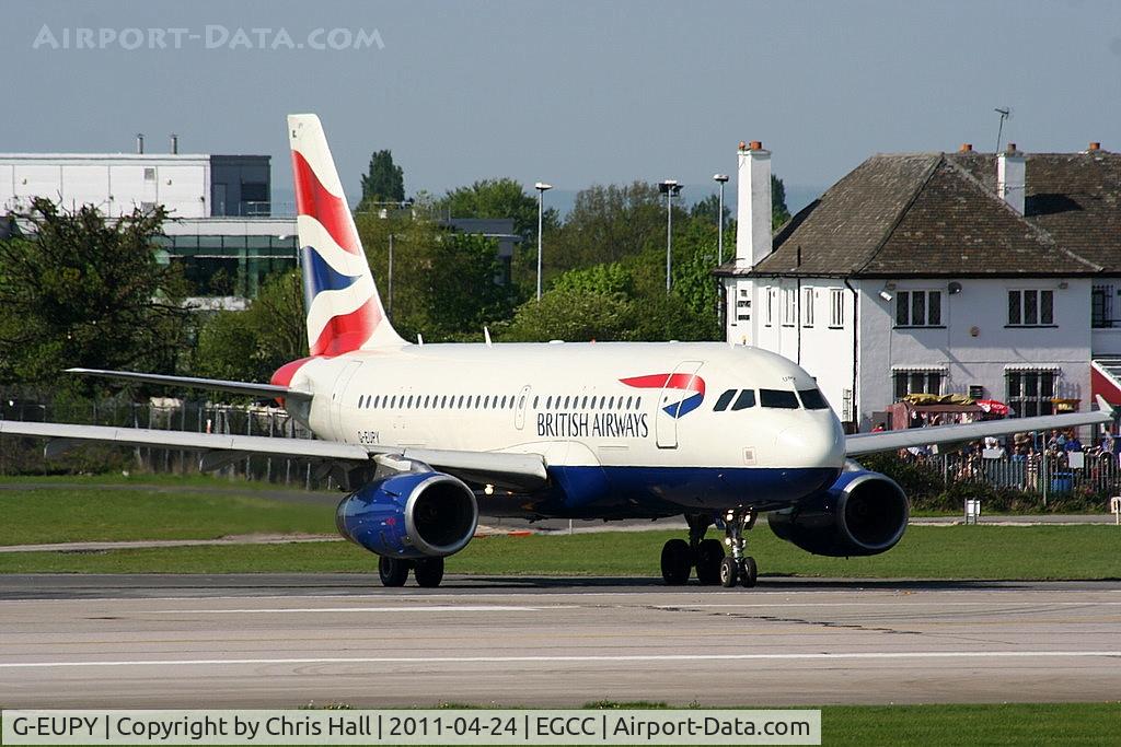 G-EUPY, 2001 Airbus A319-131 C/N 1466, British Airways