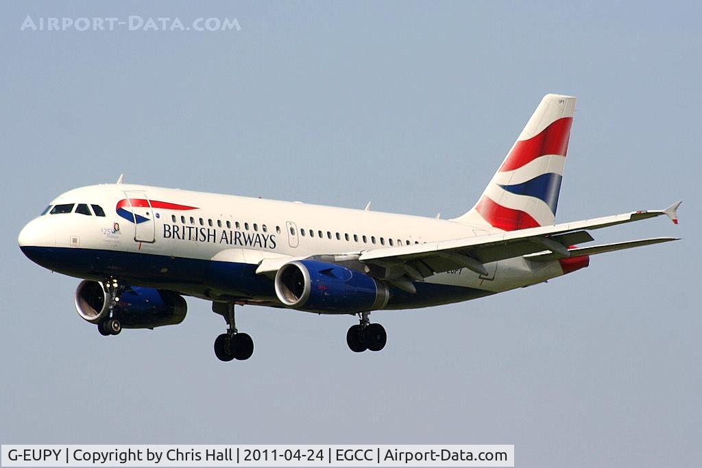 G-EUPY, 2001 Airbus A319-131 C/N 1466, British Airways