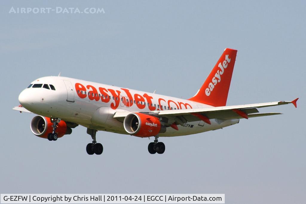G-EZFW, 2010 Airbus A319-111 C/N 4380, easyJet