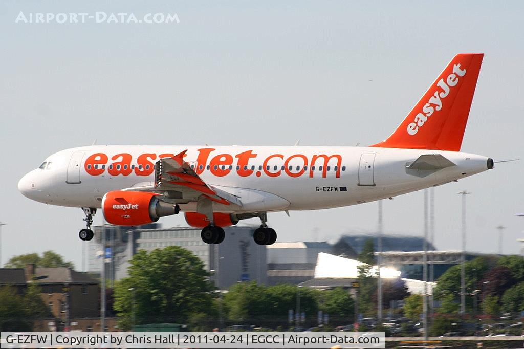 G-EZFW, 2010 Airbus A319-111 C/N 4380, easyJet