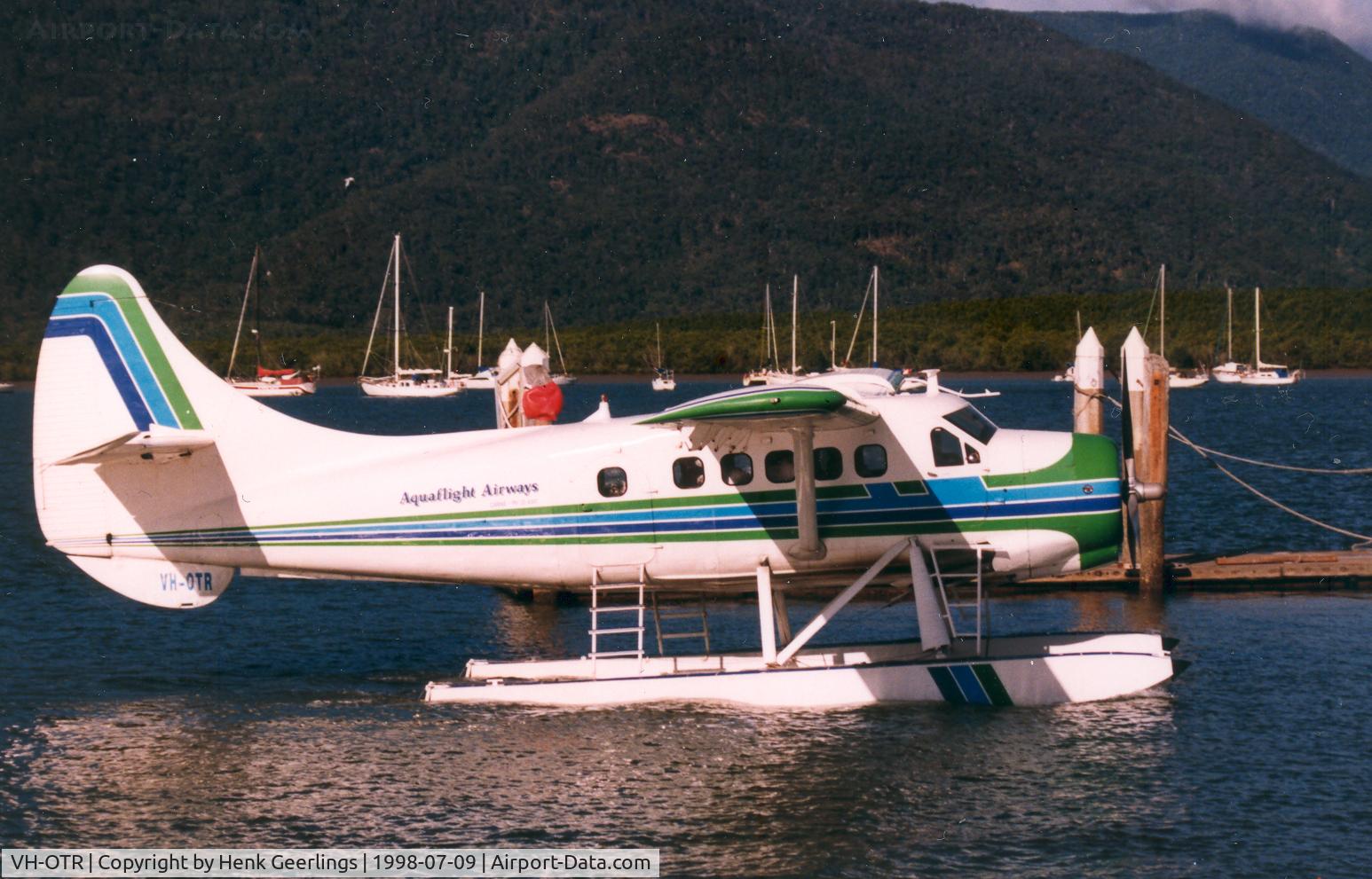 VH-OTR, 1960 De Havilland Canada DHC-3 Otter Otter C/N 373, Aquaflight Airways , Cairns Seaplane base