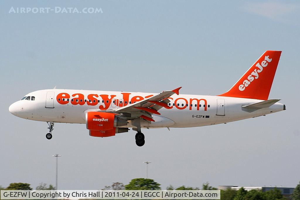 G-EZFW, 2010 Airbus A319-111 C/N 4380, easyJet