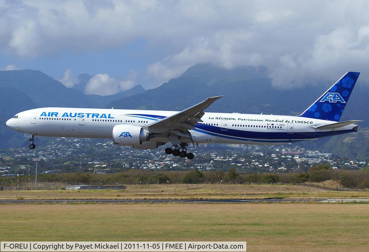 F-OREU, 2010 Boeing 777-39M/ER C/N 37434, Landing rwy 14
