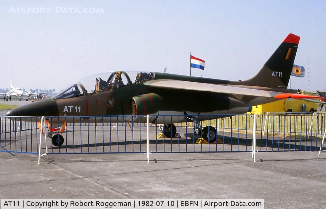 AT11, Dassault-Dornier Alpha Jet 1B C/N B11/1032, Koksijde Airshow.