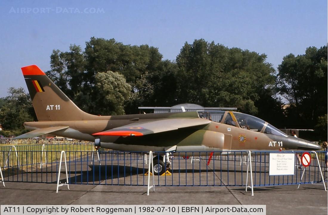 AT11, Dassault-Dornier Alpha Jet 1B C/N B11/1032, Koksijde Airshow.