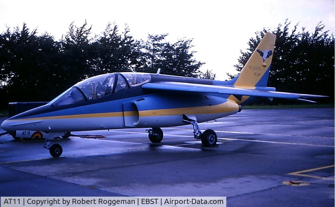 AT11, Dassault-Dornier Alpha Jet 1B C/N B11/1032, 1988.BATBIRD.70 YEARS 11 SQUADRON.