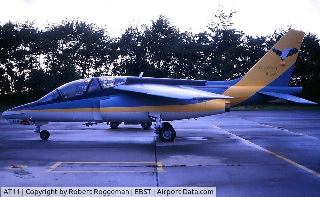 AT11, Dassault-Dornier Alpha Jet 1B C/N B11/1032, 1988.BATBIRD.70 YEARS 11 SQUADRON.