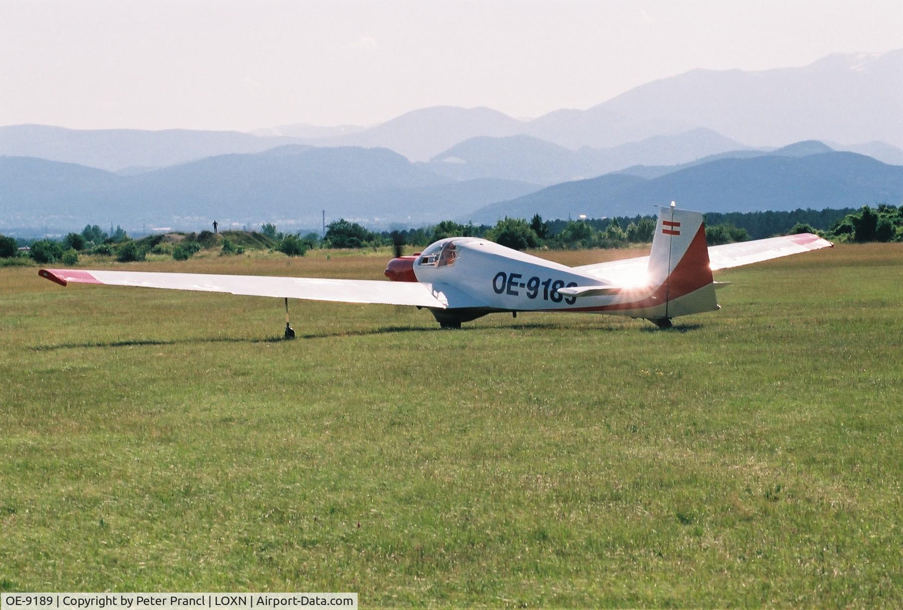 OE-9189, 1969 Scheibe SF25D Falke C/N 4679 D, OE 9189 at LOXN - Airfield, Lower Austria