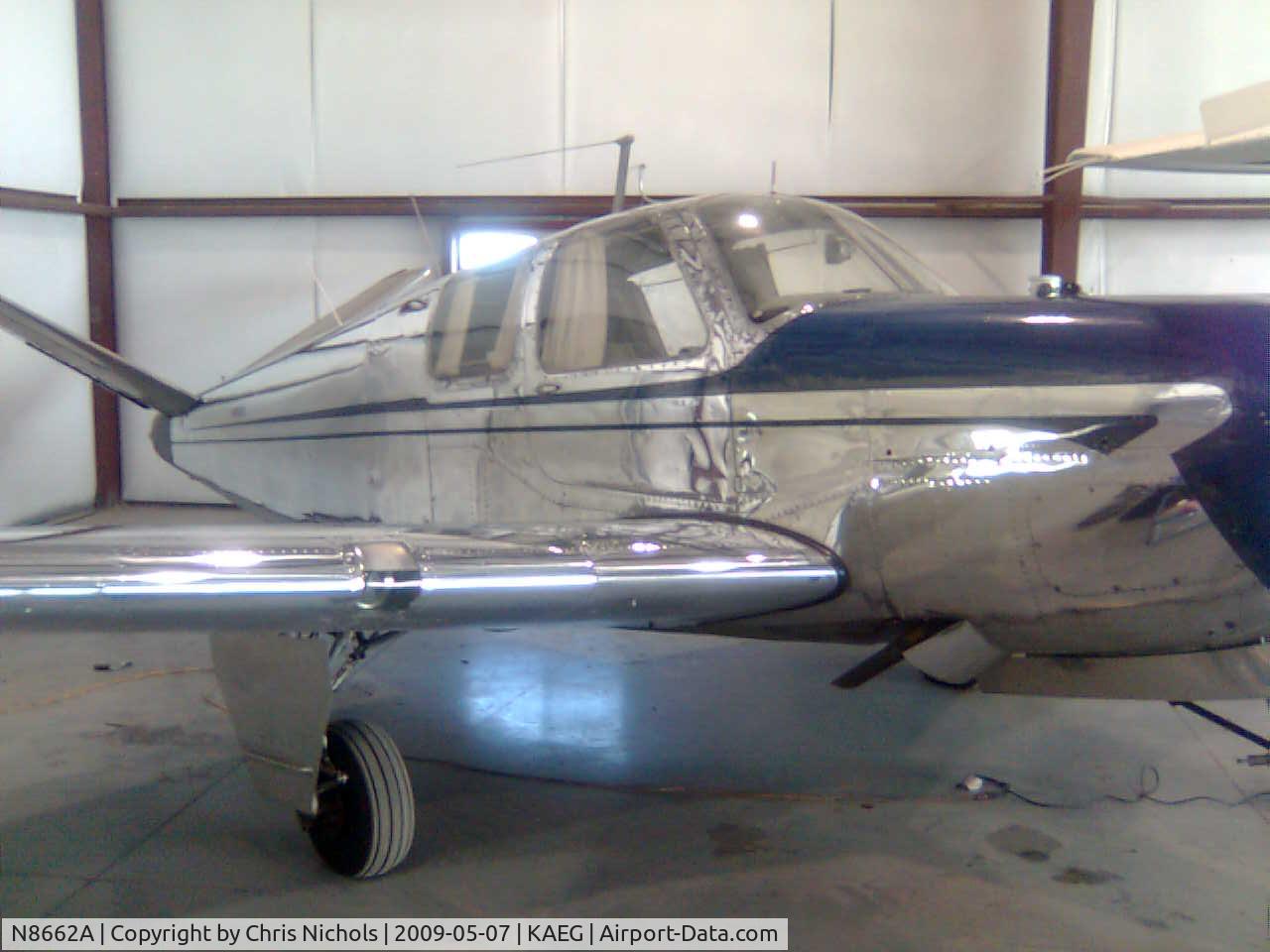 N8662A, 1949 Beech A35 Bonanza C/N D-2127, It takes 4 days to polish her every year.  Nuvite is the only stuff that works.