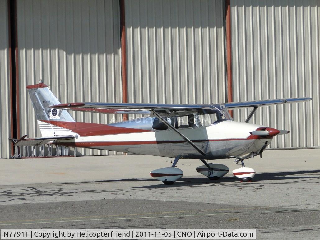 N7791T, 1960 Cessna 172A C/N 47391, Parked south of Yank's Museum