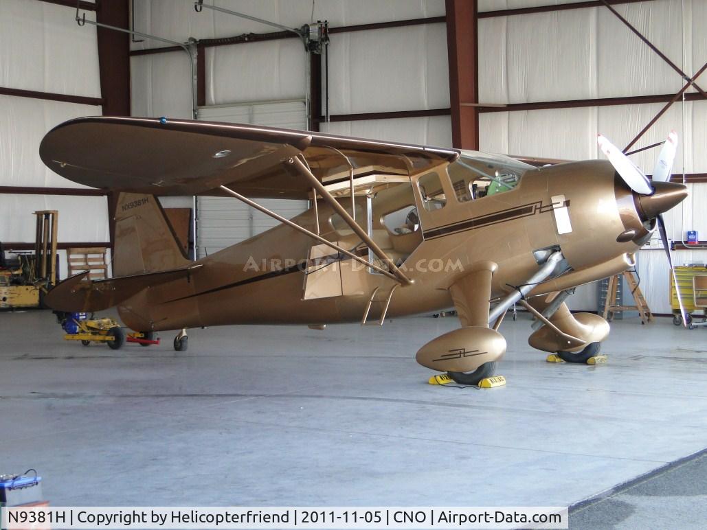 N9381H, 1944 Howard Aircraft DGA-15P C/N 1013, Parked in her hanger
